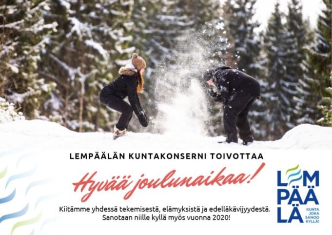 Hyvää joulua toivottaa Lempäälän kunta