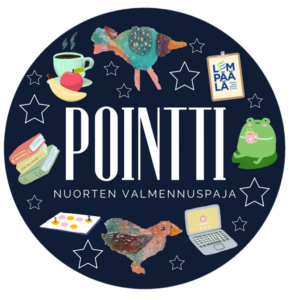 Nuorten valmennuspaja Pointin logo. Tätä kuvaa klikkaamalla pääsee Lempäälän Nuorten valmennuspaja Pointin verkkosivuille.