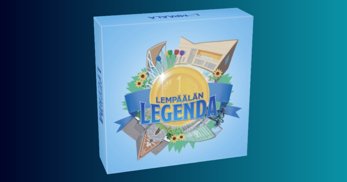Lempäälän Legenda -lautapeli.