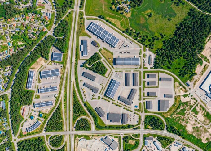 Havainnekuva uudesta työpaikka-alueesta. Kuva: GreenPark