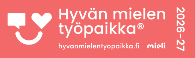Hyvän mielen työpaikka -banneri