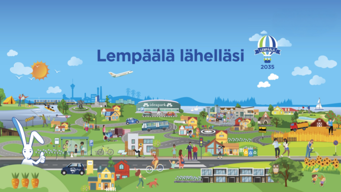 Lempäälä lähelläsi -strategian kuvituskuva