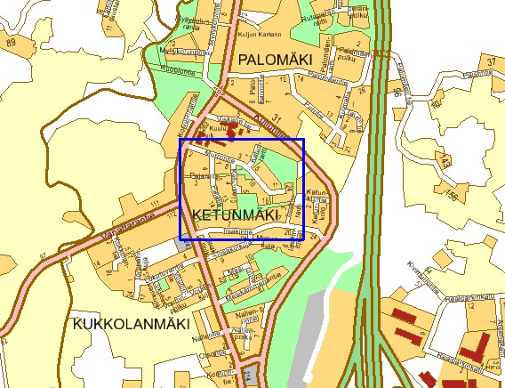 Murrontien alueen kadut