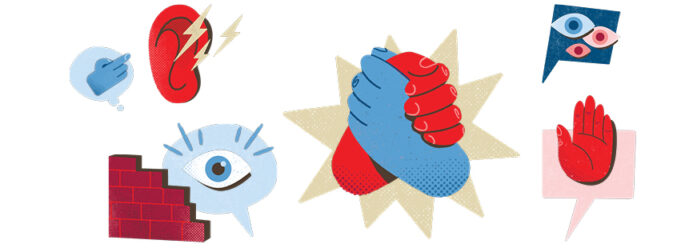 Rasisminvastaisen viikon kuvituskuva.