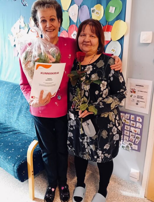 Tarja ja kollega Irene